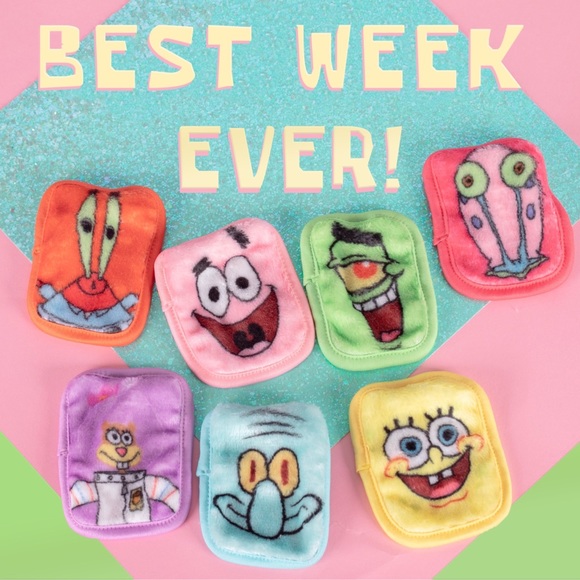 makeup eraser spongebob set